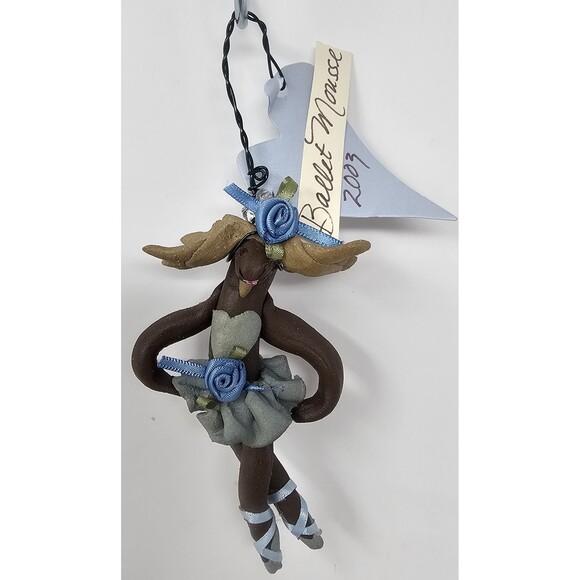 Handmade Other - Vtg Handmade Pottery Art Whimsical Ballet Mousse Ornament By Claire Barr Wilson